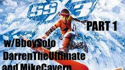 SSX 3 Part 1 w/DarrenTheUltimate & MikeCavern: SNOWBOARRDZ!!!