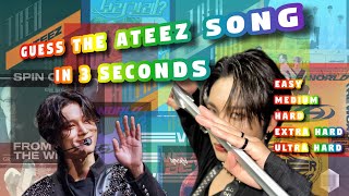 Guess The ATEEZ Song In 3 Seconds (HARD)
