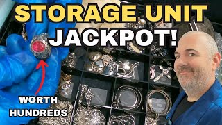 I Hit The JACKPOT In My Very First Storage Unit Auction Win | Unboxing For Reselling