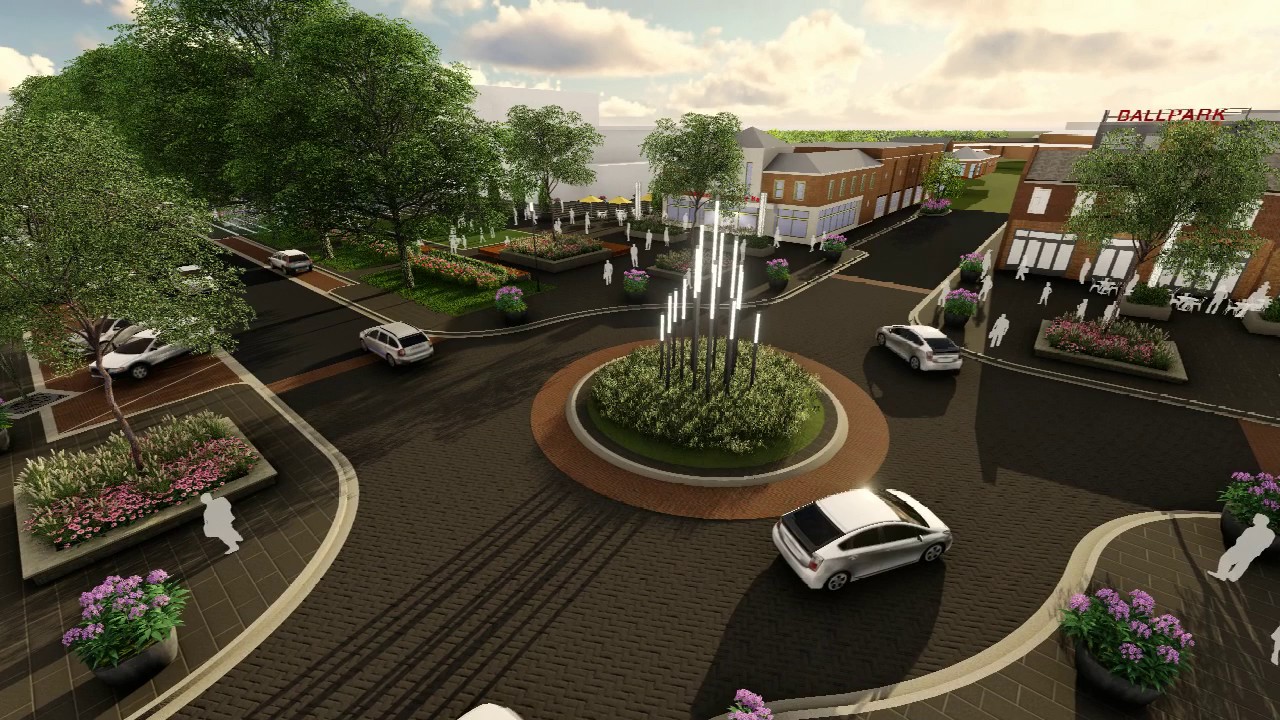 Kannapolis Streetscape West Avenue Animation YouTube