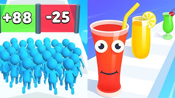 Count master 3d vs juice run walkthrough all levels android and ios game #juicerun #countmaster 