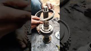 Ashok Leyland ZF BS4 Gearbox's MAINSHAFT Refitting ....#mr_mrc_47 #viral #machinist