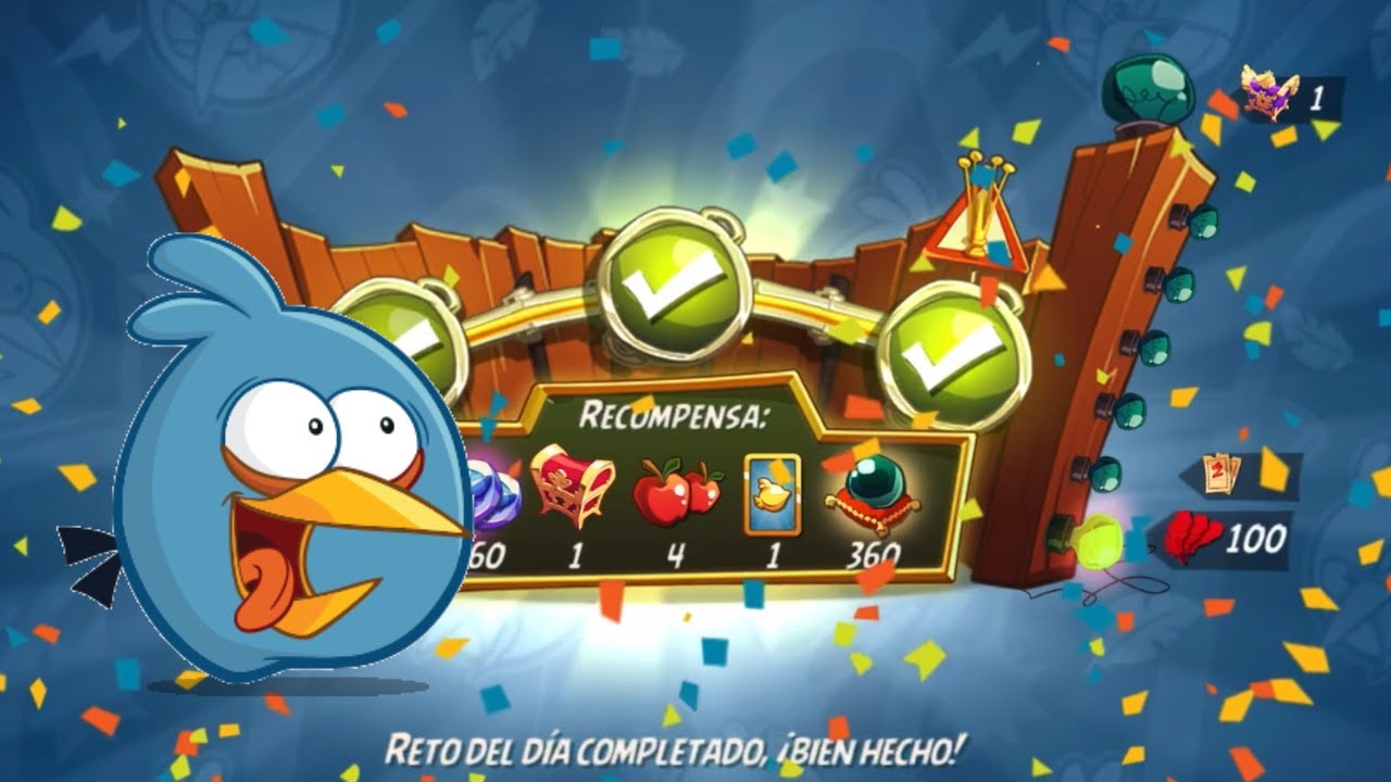 Angry Birds 2 - Daily Challenge (Reto del día) Blues (4-5-6) 27/01/2026