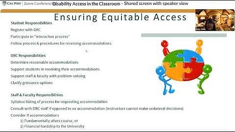 Faculty Presentation ADA 504