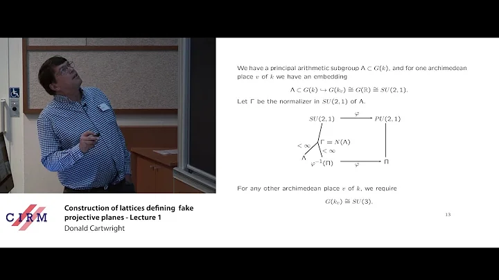 Donald Cartwright : Construction of lattices defin...