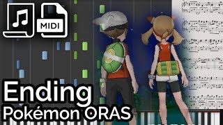 Miniatura del video "Pokémon ORAS - Ending (Synthesia Piano Tutorial)"