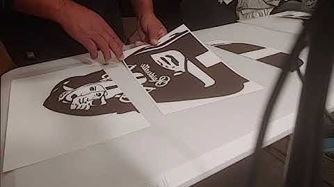 how to put a oversized image on multiple pages  together without tape for sublimation