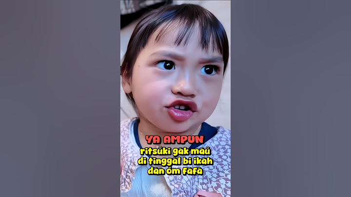 YA AMPUN RITSUKI GAK MAU DI TINGGAL BI IKAH DAN OM FAFA #uenofamilyjapan #ritsuki