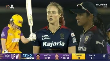 RCBW vs UPW Highlights | Alyssa Healy 96* runs | Smriti Mandhana & Ellyse Perry sad | Wpl 2023
