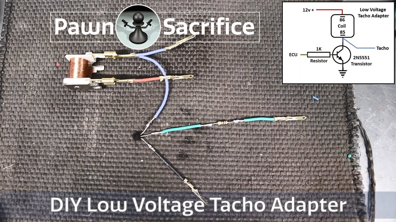 Easy DIY Adapter - 5V ECU tacho signal to 12V dial