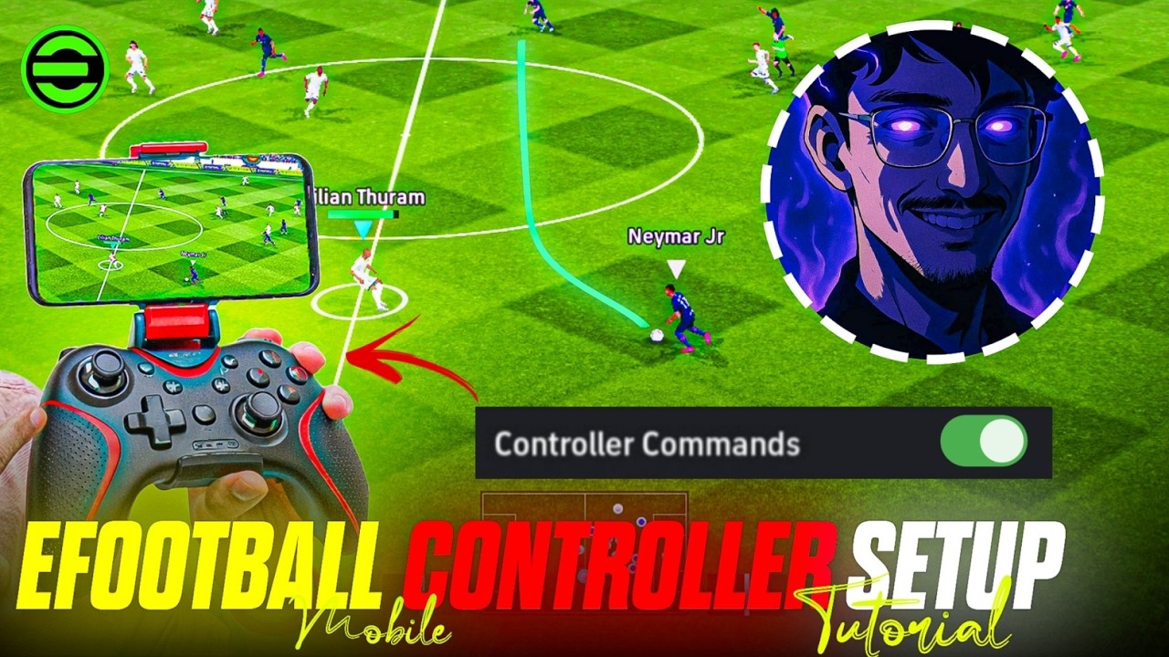 DETAILED GUIDE TO SET UP CONTROLLER in efootball MOBILE 🔦| BEST CONTROLLER for efootball Mobile⚡