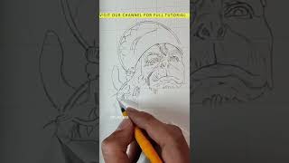 Hanuman ji #shorts #how_to_draw #viral