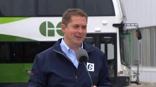 Scheer promises to bring back public transit tax credit if elected