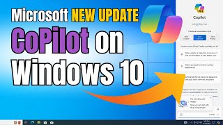 Windows 10  Released!⚡️CoPilot  in Windows 10 (NEW UPDATE)