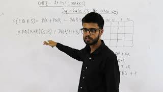 Gate 2014 pyq DIGITAL | Consider the following Boolean expression for  F(P, Q, R, S)