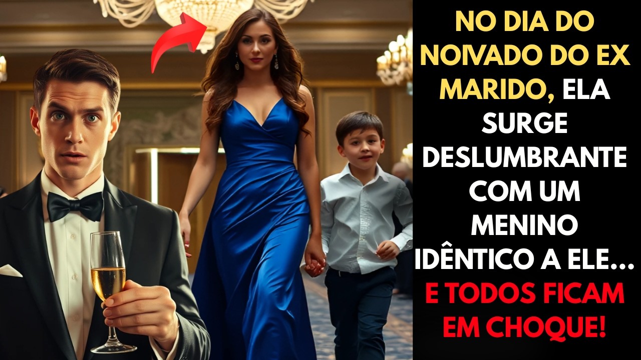 ❤️ NO DIA DO NOIVADO DO EX MARIDO, ELA SURGE DESLUMBRANTE COM UM MENINO IDÊNTICO A ELE… E CHOCA