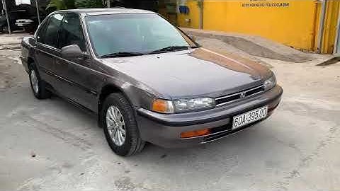 Đánh giá xe honda accord 1992