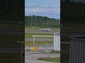 Finnish airforce Pilatus PC-12 take off from Turku TKU