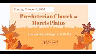 Sunday Worship, October 4, 2026