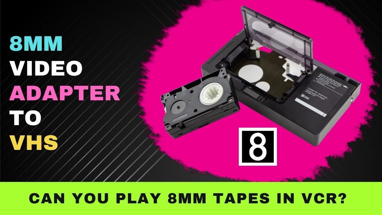 Cassette Adaptador 8mm A Vhs