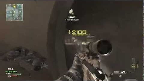 Cool double kill quickscope with msr on MW3