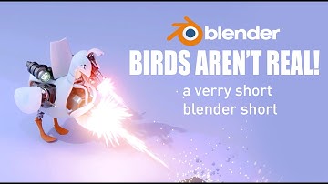 Cute Transforming Duck Robot Blender Animation