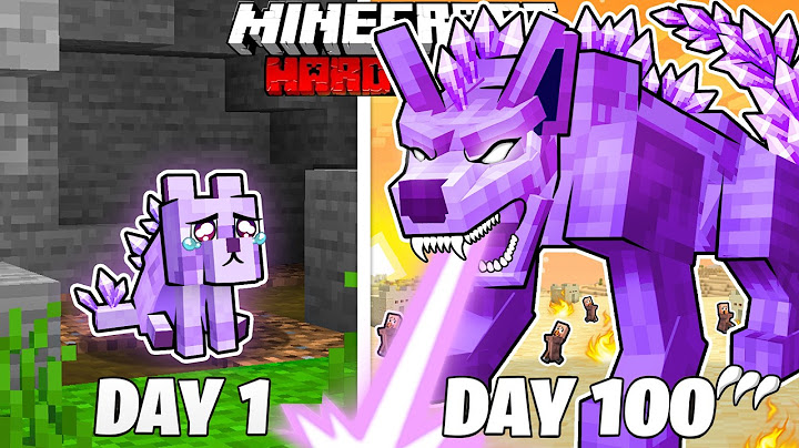 Saya Bertahan Hidup 100 Hari Sebagai SERIGALA AMETHYST di Minecraft HARDCORE