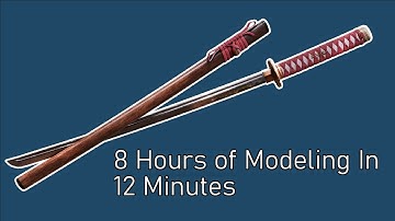Katana In Blender | Chill Modeling Time-lapse