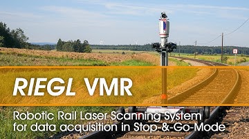 RIEGL VMR Robotic Rail Laser Scanning Systemfor data acquisition in Stop-&-Go-Mode