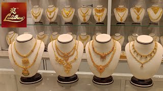 Lalithaa Jewellery Gold Necklace Collections Bombay Stone Necklace Fancy Necklace