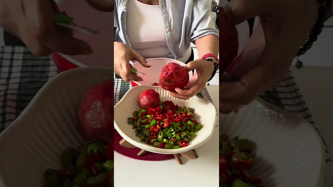 Zeytin salatası #adana #food #tarif #keşfet #yemektarifleri #köydeyaşam Zeytin salatası #adana #food #tarif #keşfet #yemektarifleri #köydeyaşam