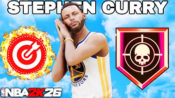 NBA 2K26 NEXT GEN - MY NEW STEPHEN CURRY INSPIRED BUILD! LEGEND SHOOTING BADGES(MUST WATCH)