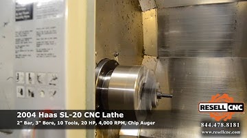 2004 Haas SL20 CNC Lathe