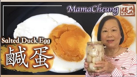 ENG SUB - MUST TRY Salted Duck Egg  ★ 鹹蛋 張媽媽秘方 蛋黃出油起沙 做法