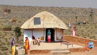 Desert Women Morning Routine in Winter | Pakistan Village Life | Traditional Desert Village Food