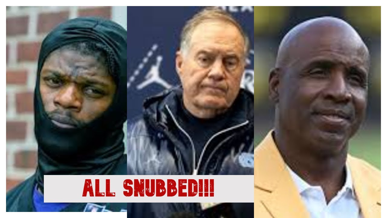 Bill Belichick Snubbed Like Barry Bonds From HOF! Lamar Jackson Too! Here’s How 