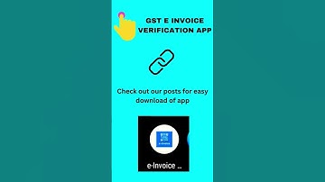 Must check #gst #official #einvoice #verifier #app #qrcode #shorts #youtubeshorts #verification