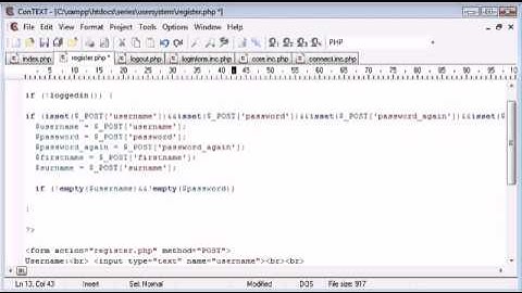 145   Registration Form Part 2   PHP Tutorials