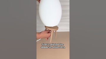 Which one is better? 3D printed table lamp 💡