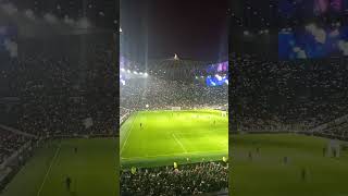 Light Show at the Tottenham Hotspur Stadium 31.1.2024