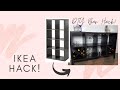 MONEY SAVING IKEA HACK: Bookshelf into Home Bar!!