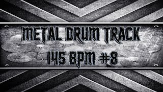 Modern Metal Drum Track 145 BPM (HQ,HD)