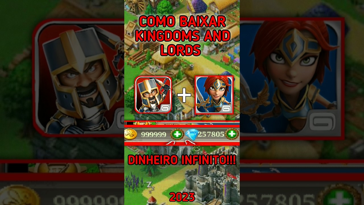 🔰BAIXAR KINGDOMS & LORDS INFINITO MOD HACK V1.45.3 - DOWNLOAD