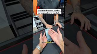 Cliente quis discutir com técnico querendo garantia! #iphone #iphonetricks #iphone11 #garantia #fyp