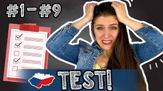 Test #1 | Czech Language Exam | Lessons 1 - 9