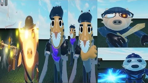 Piggy Custom Skins Bot Testing: All jumpscares by DeveloperCap.