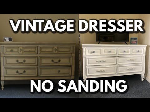 Spray Paint A Dresser Without Sanding, How To Paint Old Dresser Without Sanding