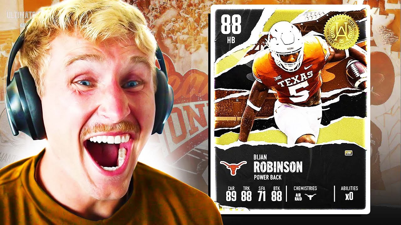 Bijan Robinson is a Cheat Code in College Football...