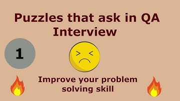 Puzzles asked in Interview || Episode 1