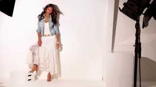 Boston Proper - Lace Boho Maxi Skirt